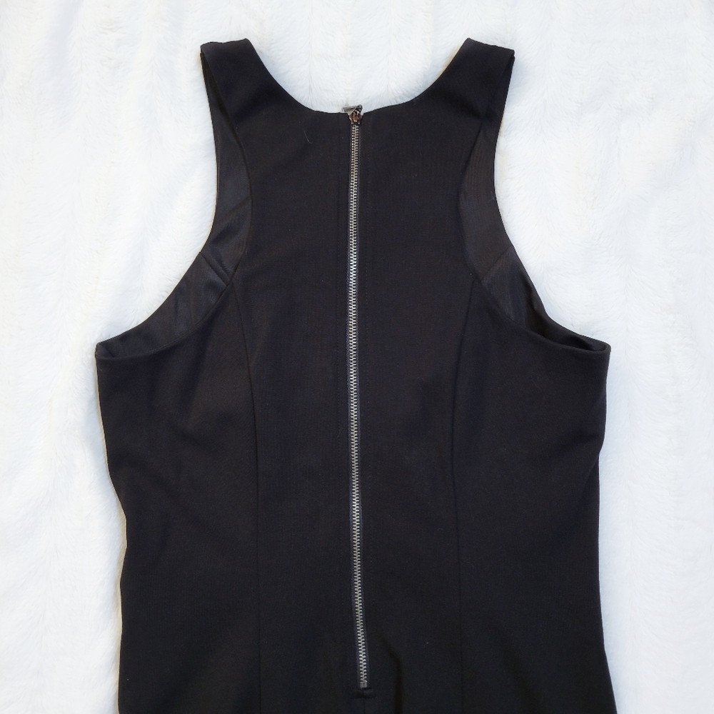 Like New Armani Exchange Little Black Dress Mini Sleeveless Size Small - Picture 4 of 7